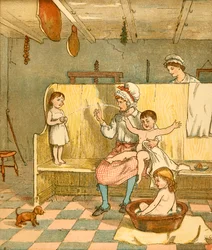 Czas kąpieli, ok. 1881 r.