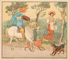 Dokąd idziesz, moja Śliczna Panno, c1882.