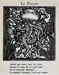 Ośmiornica - w "Le Bestiaire ou cortege d