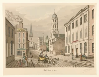 Wall Street w 1829 r.