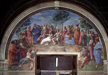 Parnassus, ze Stanza della Segnatura