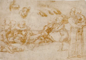 Amorini w zabawie, c1500-1520
