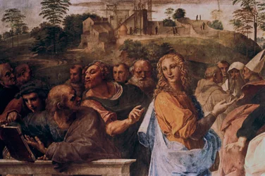 Rozprawa o Najświętszym Sakramencie, detal, 1508-1509