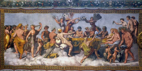 Uczta weselna Kupidyna i Psyche, 1517