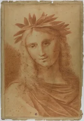 Kobieta ukoronowana laurem