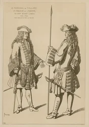 Marszałek Tallard i pan Laubanie w obozie przed bitwą pod Landau, listopad 1703 r.