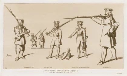 Pruska Landwehra, 1813-15.
