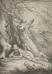 Bandyta pod drzewem, 1795-1801.