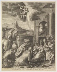Adoracja Trzech Króli, 1598.