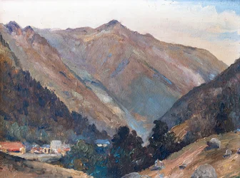 Krajobraz górski (Pireneje)