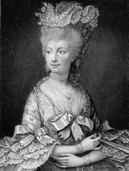 Królowa Charlotte, królowa-małżonka Jerzego III, XIX wiek.
