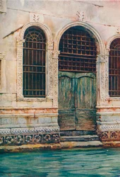 Renesansowe drzwi, Wenecja, ok. 1903 r.