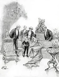 Ilustracja do Małego Lorda Fauntleroya (grafika)