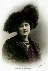 Lily Hanbury 1874-1908, angielska aktorka, początek XX wieku.