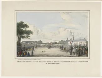 Mobil Gun of Utrecht został z wdzięcznością przyjęty przez władze miejskie. 19 sierpnia 1834 (tytuł na obiekcie)