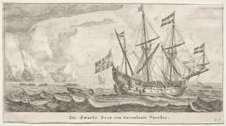 Statki z Amsterdamu: Czarny Niedźwiedź, grenlandzki wielorybnik.
