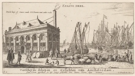Widok na Port Amsterdam z Urzędem Gospodarki Wodnej (strona tytułowa)