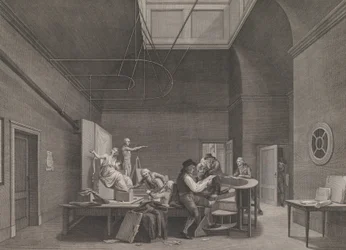 Akademia Rysunku przy Towarzystwie Felix Meritis w Amsterdamie, ca. 1800.