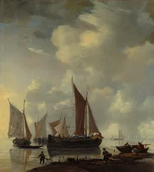 Scena nadmorska, połowa XVII wieku.
