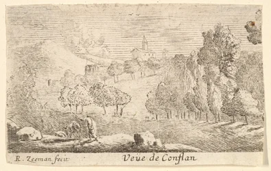 Veüe de Conflans, połowa XVII wieku.