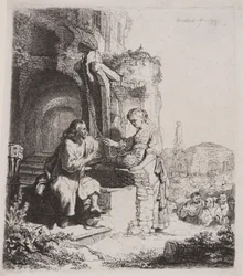 Chrystus i Kobieta z Samarii: wśród ruin
