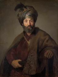 Mężczyzna w stroju orientalnym, ok. 1635 (olej na płótnie)