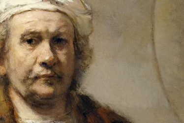 Rembrandt - Autoportret (fragment)