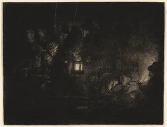 Pokłon pasterzy: scena nocna, ok. 1657