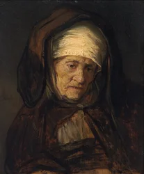 Głowa starszej kobiety, 16551660.
