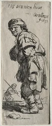 Chłop wołający: jest bardzo zimno, 1634.