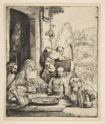 Abraham bawi aniołów, 1656.