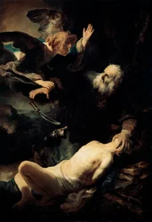 Abraham składający Izaaka w ofierze, 1635.