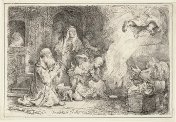 Anioł odchodzący z rodziny Tobiasza, 1641
