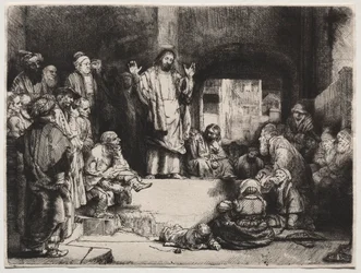 Chrystus głoszący La Petite Tombe, c. 1657.