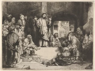 Przepowiadanie Chrystusa, zwane La Petite Tombe, ca. 1657.