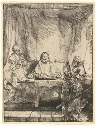 Chrystus w Emaus: Większa Płyta