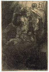 „Drabina Jakuba”, ilustracja do utworu „La Piedra Gloriosa”