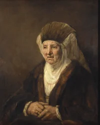 Portret starej kobiety, 1655