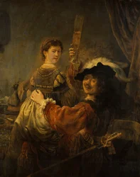 Rembrandt i Saskia w przypowieści o synu marnotrawnym, ok. 1930 1635