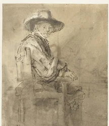 Siedzący syndyk: Jacob van Loon Syndyk Gildii Draperów, Jacob van Loon, Siedzący