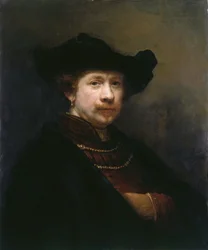 Autoportret w kaszkiecie, 1642.