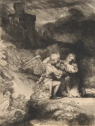 Agonia w ogrodzie, ok. 1657 (akwaforta i sucha igła)