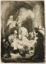 Obrzezanie: mały talerz, 1630.
