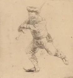 Łyżwiarz, c. 1639.