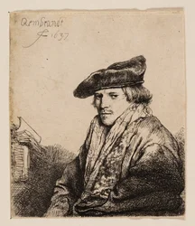 Młody mężczyzna w aksamitnej czapce (Petrus Sylvius?)