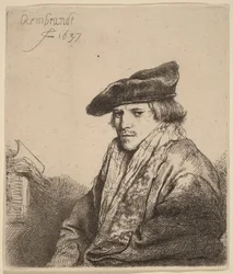 Młody mężczyzna w aksamitnej czapce (Petrus Sylvius)