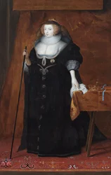 Portret Frances Howard, księżnej Richmond i Lennox (olej na panelu)