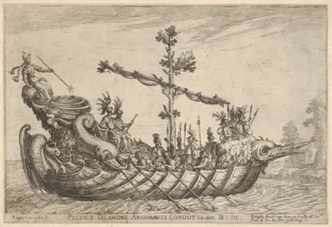 Peleus i Talamon z serii Naczynia Argonautów na uroczystość weselną..., 1608.