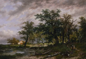 Duży holenderski krajobraz