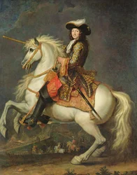 Portret konny Ludwika XIV (1638-1715)
